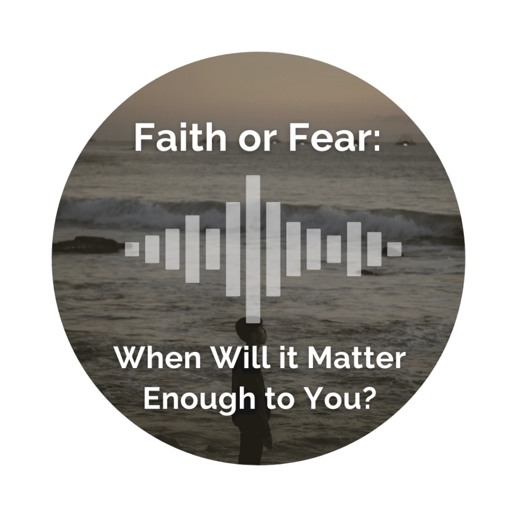 Delight Your Marriage - Faith or Fear When Will it Matter Enough to You