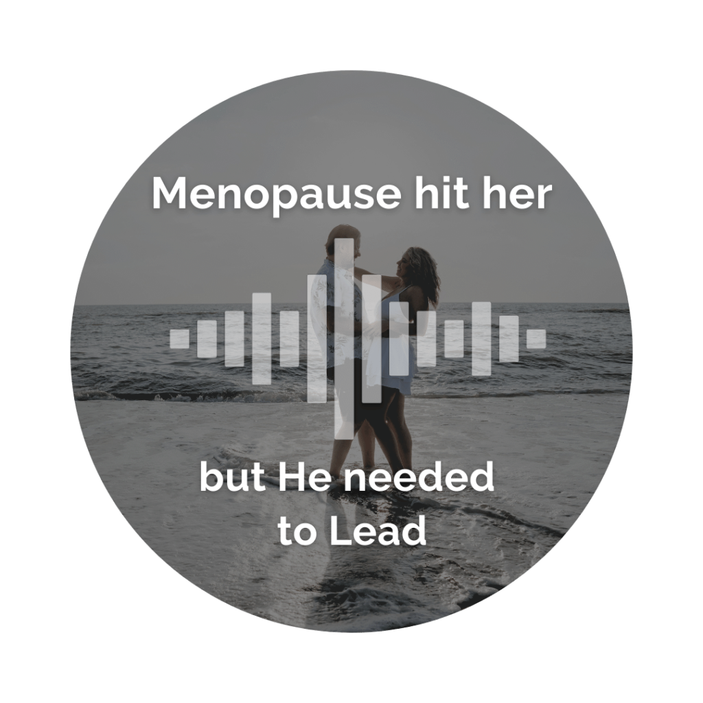 Mark and Bella Rose discussing menopause and husband leadership on Delight Your Marriage podcast